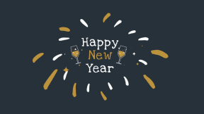 New Year Best Wishes Title 03