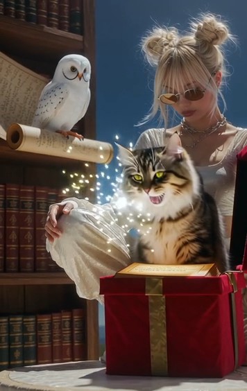 猫クリスマスボックス