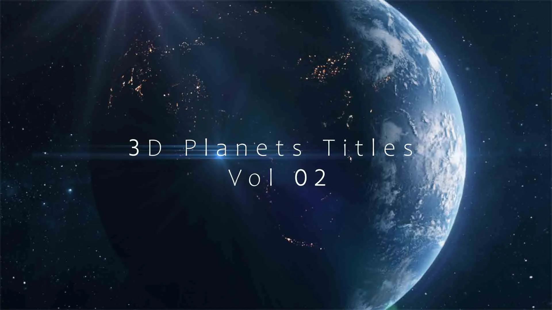 3D Planets Titles Vol 02