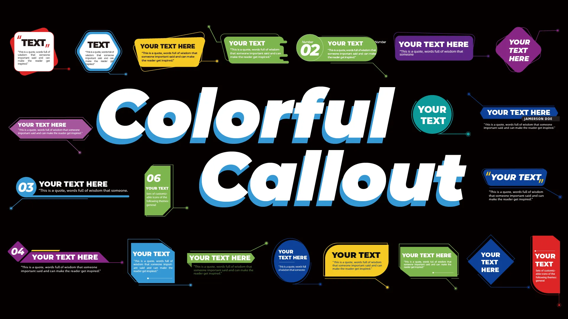 Colorful Callout
