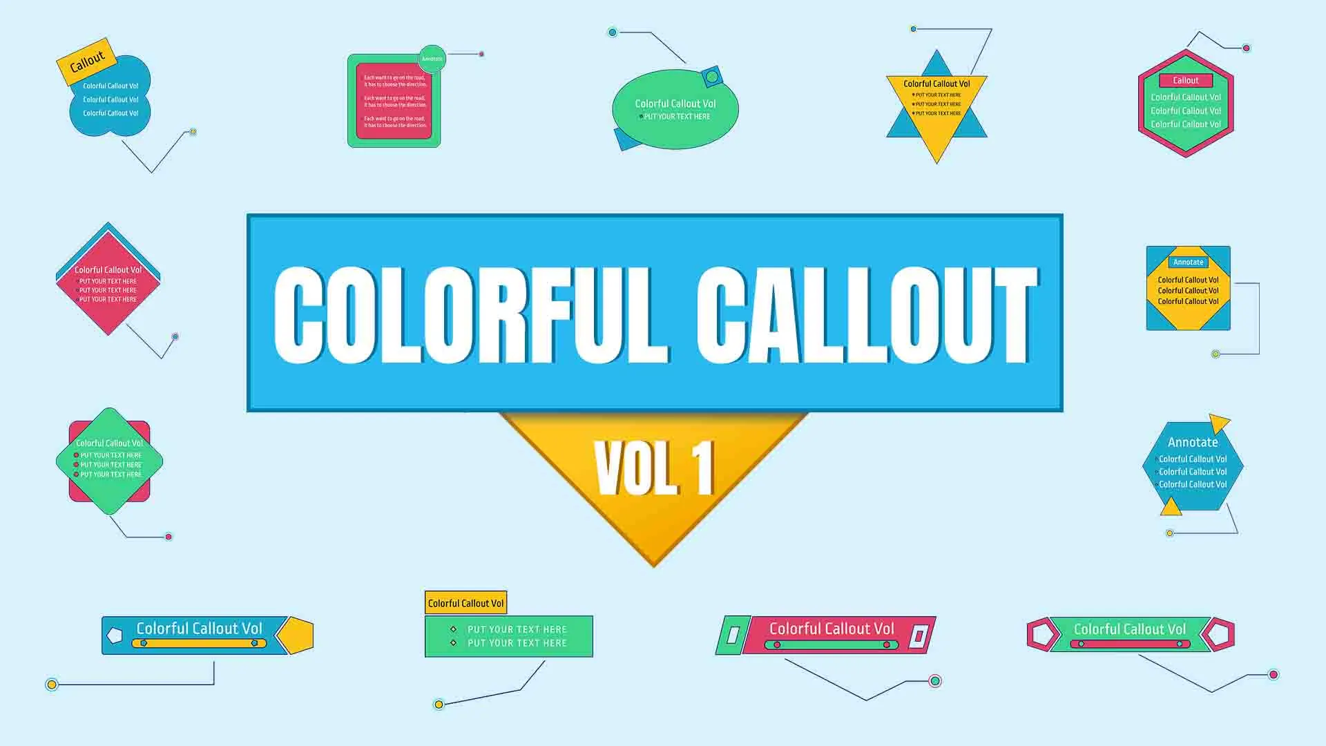 Colorful Callout Vol 01