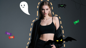 ハロウィンスタイルストローク01