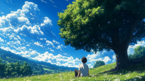 летнее видео - анимационный стиль