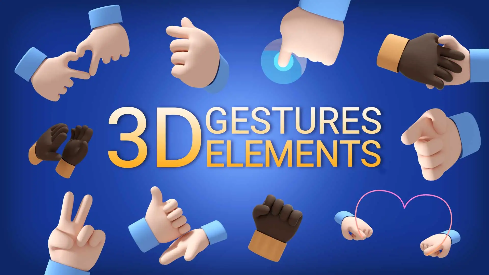 3D Gestures Elements