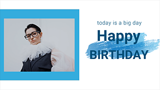 誕生日動画テンプレート